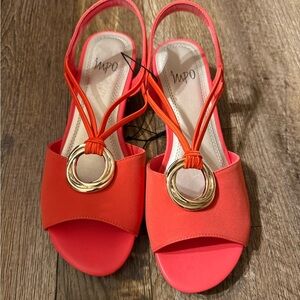 Impo Women's Coral Sandals with Gold Accents